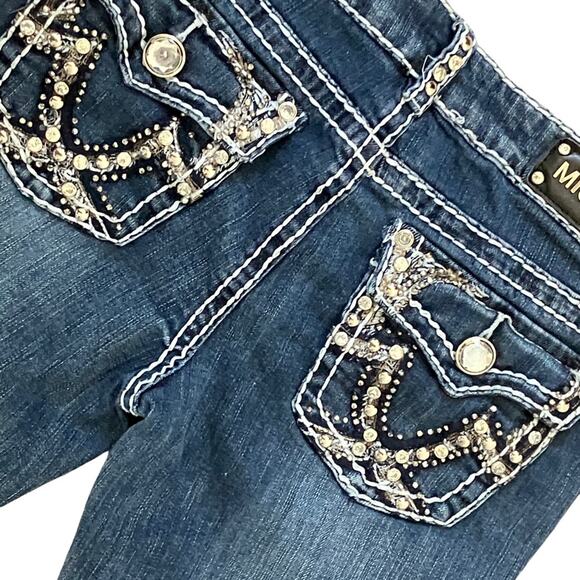 Miss Chic Jeans Blue Ankle Cropped Denim - Picture 8 of 12